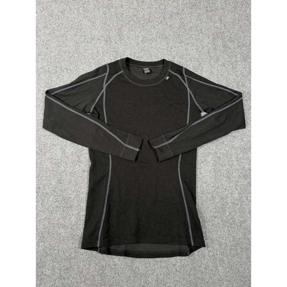 Helly Hansen Lifa Base Layer Top Womens Medium Black Midweight Merino Blend